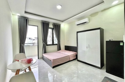 Serviced apartmemt for rent with balcony on Duong So 30 street in Go Vap District