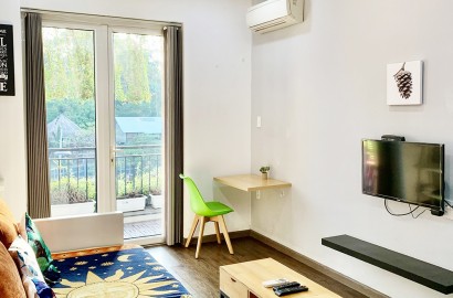 1 bedroom apartment with balcony in front of Truong Sa street