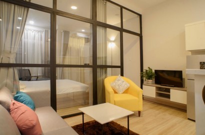 Cho thuê căn hộ 1 phòng ngủ có ban công đường Trần Đình Xu - Quận 1