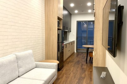 New 1 bedroom apartment, with balcony, wooden floor on Ky Dong street