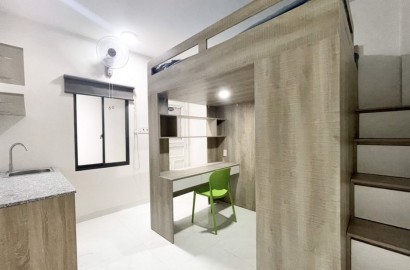Cho thuê căn hộ mini với giường tầng kết hợp bàn làm việc đối diện toà nhà Viettel