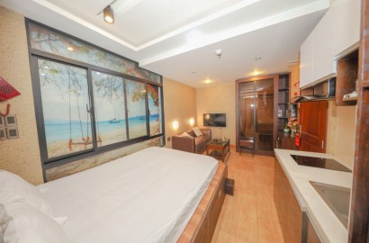 Neatly designed studio apartment on Nguyen Trai street