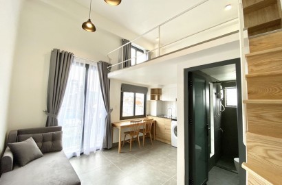 Apartment with loft, separate washing machine on Tran Khac Chan street