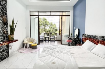 Serviced apartment with large balcony on Xuan Hong street