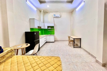 Studio apartment on the ground floor of Tran Van Dang street