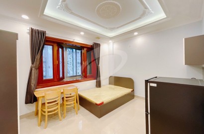 Studio apartment with its own washing machine on Tran Quang Khai street