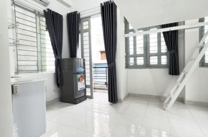 Duplex apartment for rent with balcony on Mai Van Ngoc street