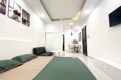 Serviced apartmemt for rent with elegant design on Nguyen Thi Minh Khai street