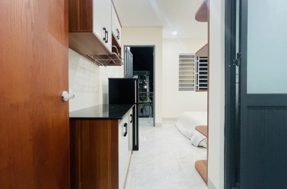 New studio apartmemt for rent with balcony on No Trang Long street