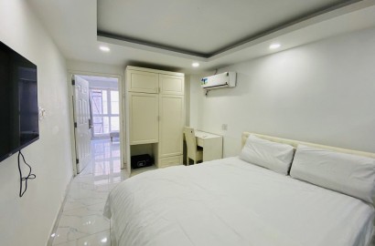 Cho thuê căn hộ 1 phòng ngủ cửa sổ thoáng đường Nguyễn Thượng Hiền Q Phú Nhuận