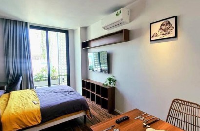 Modern style serviced apartmemt for rent on To Hien Thanh street