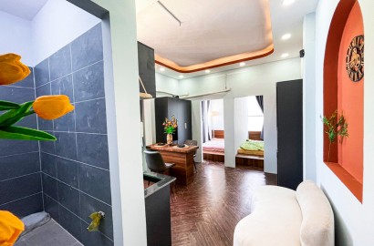 Cho thuê căn hộ 2 phòng ngủ, ban công đường Nguyễn Tri Phương