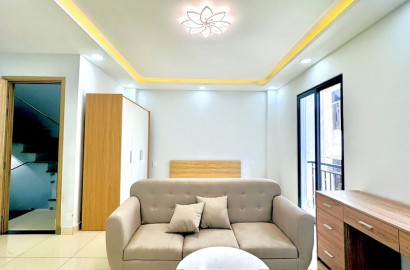 Serviced apartment for rent in Binh Thanh District on Le Quang Dinh Street