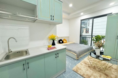 Bright Studio apartmemt for rent on Le Lai Street in Go Vap District