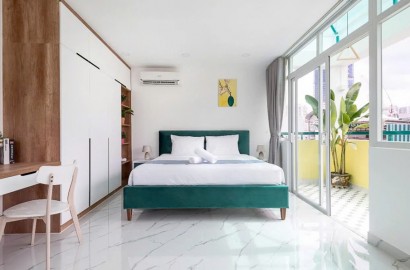 Cho thuê Penthouse 1 phòng ngủ ban công đường Đề Thám